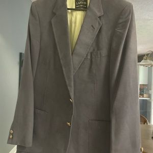 Lanvin Feather Suede Sports Coat